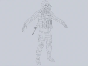 Military SAS 3D Model