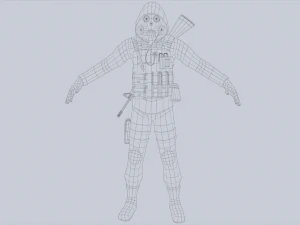 Military SAS 3D Model