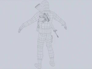 Military SAS 3D Model