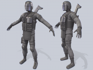 Military GIGN 3D Model