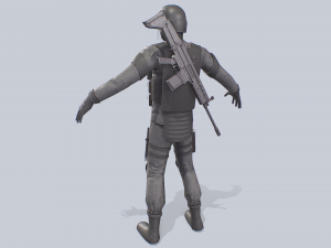Military GIGN Modelo 3D