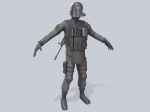 Military GIGN Modelo 3D