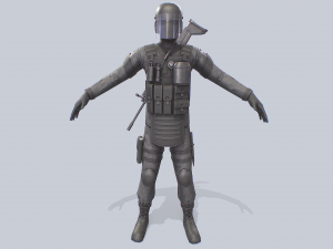 Military GIGN Modelo 3D