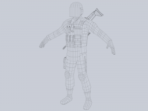 Military GIGN Modelo 3D