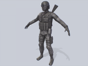Military GSG9 3D Модель