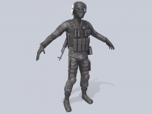Military GSG9 3D Модель