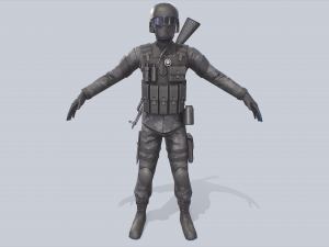 Military GSG9 3D Модель