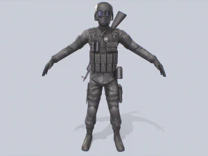 GSG militare9 Modello 3D