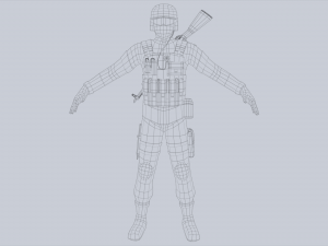 Military GSG9 3D Модель