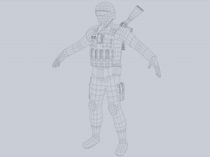 Military GSG9 3D Модель