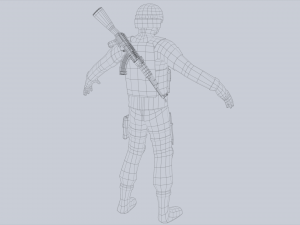 Military GSG9 3D Модель