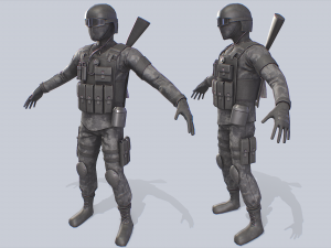 Military Character collection Modèle 3D