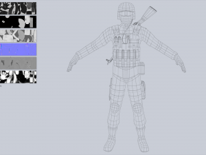 Military Character collection Modèle 3D