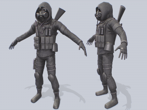 Military Character collection Modèle 3D