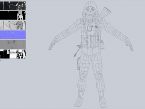 Military Character collection Modèle 3D