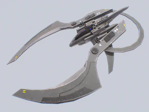 Scifi patrol vehicle 3D Model