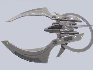 Scifi patrol vehicle 3D Model