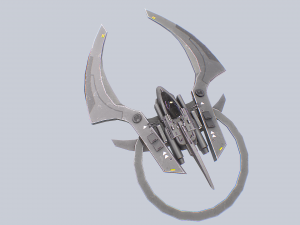 Scifi patrol vehicle Model 3D