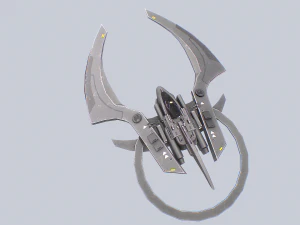 Scifi patrol vehicle 3D Model