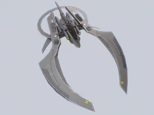Scifi patrol vehicle 3D Model