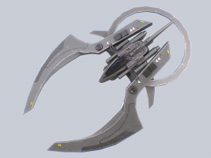 Scifi patrol vehicle Model 3D