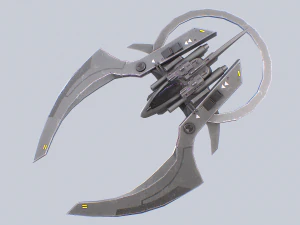 Scifi patrol vehicle 3D Model