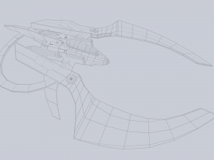 Scifi patrol vehicle Model 3D