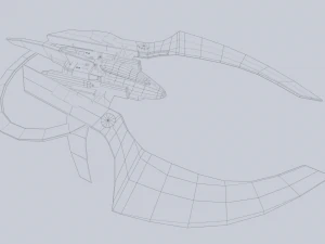 Scifi patrol vehicle 3D Model