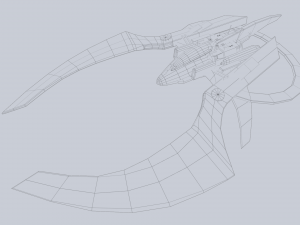 Scifi patrol vehicle Model 3D
