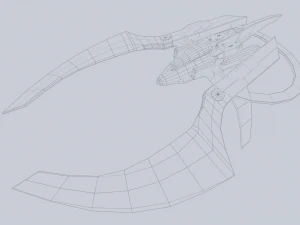 Scifi patrol vehicle 3D Model