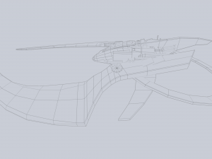 Scifi patrol vehicle Model 3D