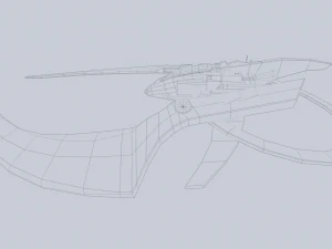 Scifi patrol vehicle 3D Model