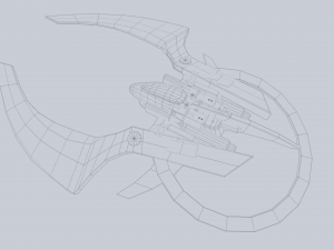 Scifi patrol vehicle Model 3D