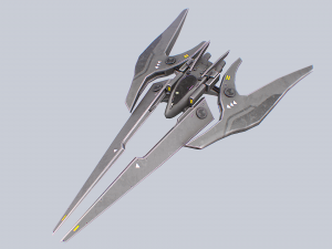 Scifi patrol vehicle 3D Model