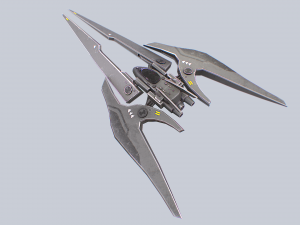 Scifi patrol vehicle 3D Model