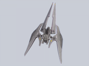 Scifi patrol vehicle 3D Model