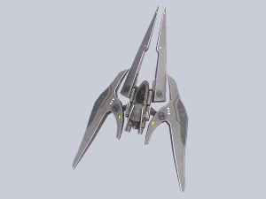 Scifi patrol vehicle 3D Model