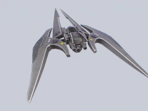 Scifi patrol vehicle 3D Model