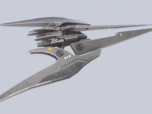 Scifi patrol vehicle 3D Model