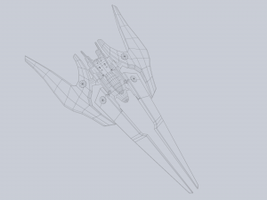 Scifi patrol vehicle 3D Model