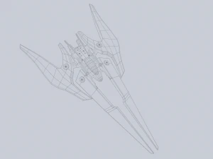 Scifi patrol vehicle 3D Model