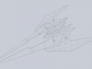 Scifi patrol vehicle 3D Model