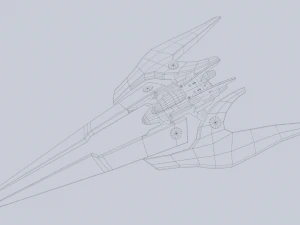 Scifi patrol vehicle 3D Model