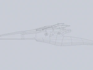 Scifi patrol vehicle 3D Model
