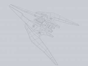 Scifi patrol vehicle 3D Model