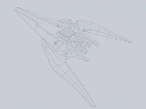 Scifi patrol vehicle 3D Model
