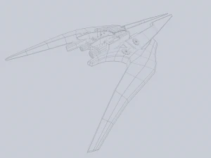 Scifi patrol vehicle 3D Model