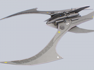 Scifi patrol vehicle 3D 모델