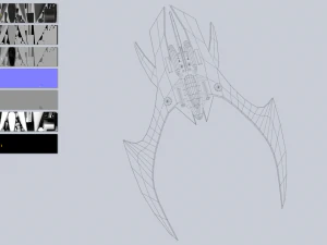 Scifi patrol vehicle 3D Model