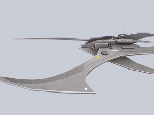 Scifi patrol vehicle 3D 모델